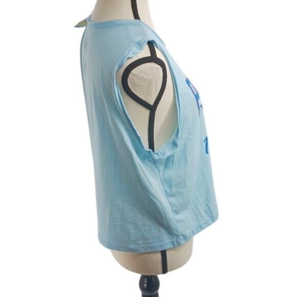 Isaac Morris Tank Top Retro Pickle Ball Club Blue Womens Size Medium - Picture 5 of 7